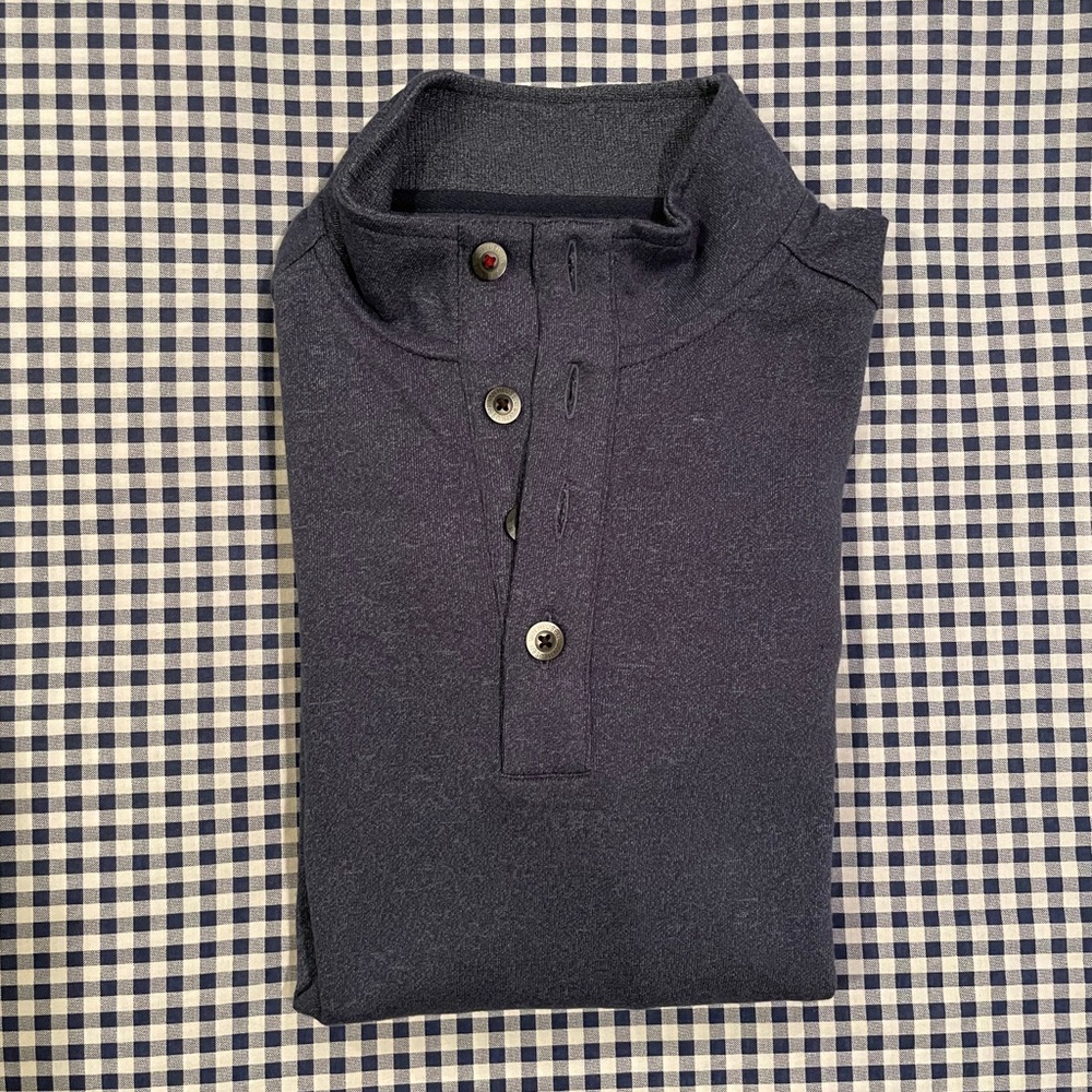 Van Heusen Half Button Sweater